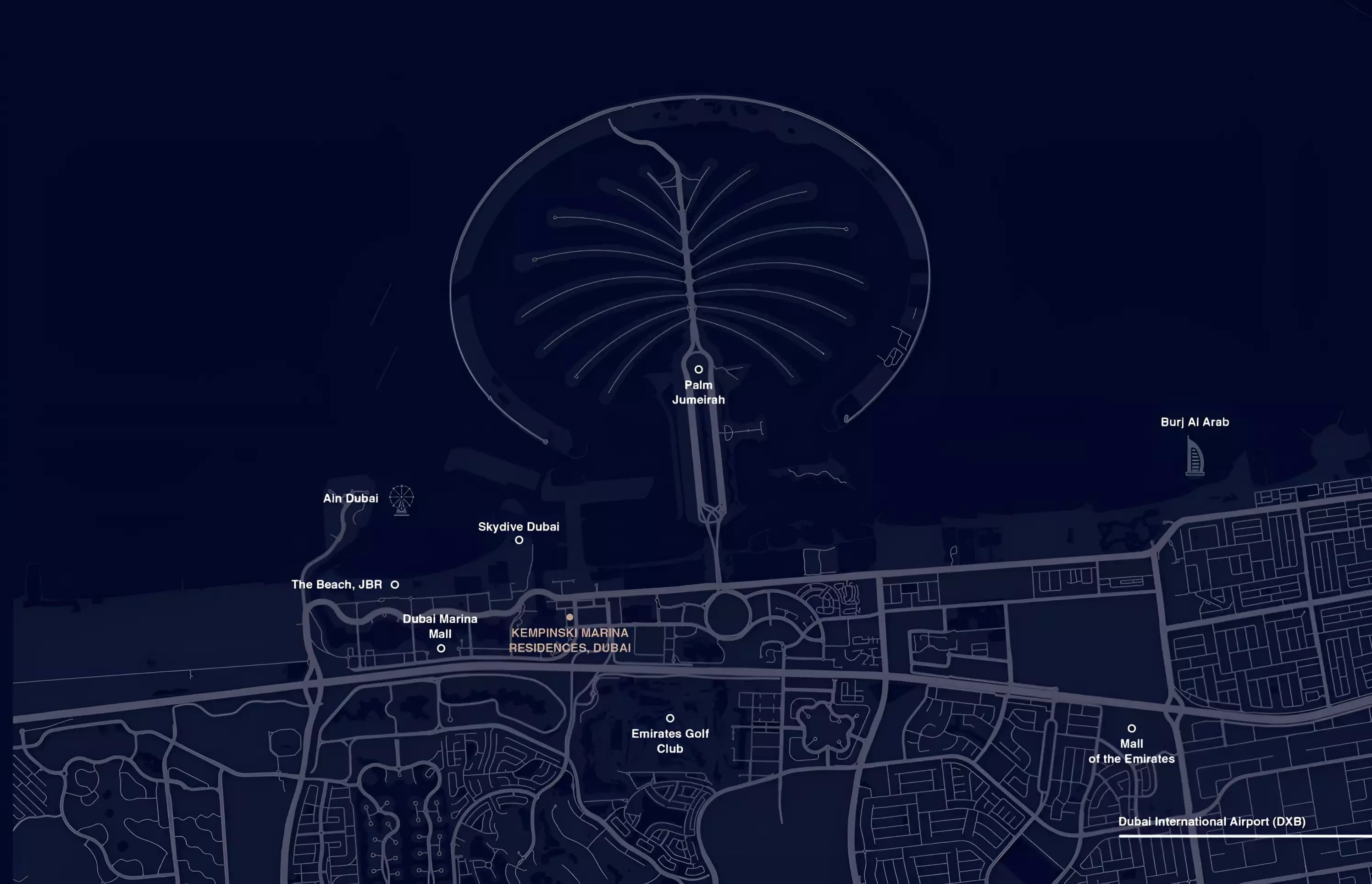 Kempinski Marina Residences masterplan